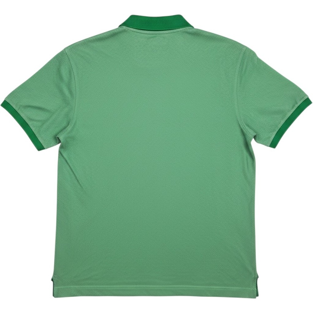 Bottega Veneta Green Cotton Pique Butterfly Logo Polo Shirt Made in Italy Sz 48 - Picture 2 of 9